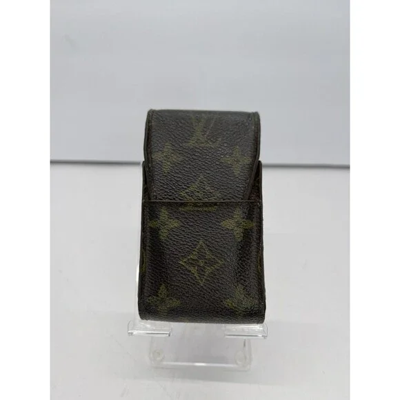 Authentic Louis Vuitton Brown Monogram Cigarette Tobacco Case Versatile case - Picture 11 of 15